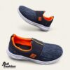 Fine Look Men's Lightweight Slip-On Casual Sneakers.(Blue)