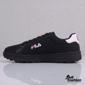 Black Fila sneakers for men with durable sole and comfortable design in Bangladesh