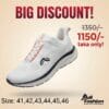 White Elegant sneakers (Crev!t Brand)