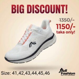 White Elegant sneakers (Crev!t Brand)