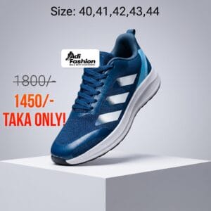 Ad!das Navy Blue Sports Sneakers